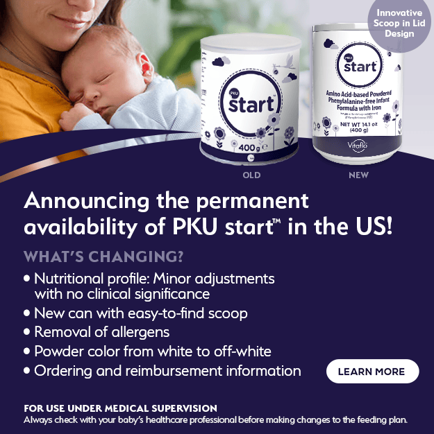 PKU start infant formula is now available mobile